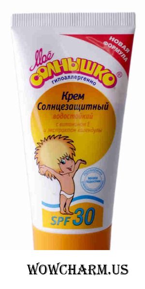 "Мое солнышко" / Крем детский солнцезащитный SPF 30