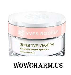 Yves Rocher / Крем для лица Увлажняющий Успокаивающий Крем Sensitive Vegetal