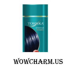"Тоника" / оттеночный бальзам для волос дикая слива