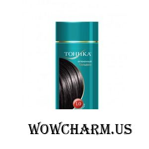 "Тоника" / оттеночный бальзам для волос черный
