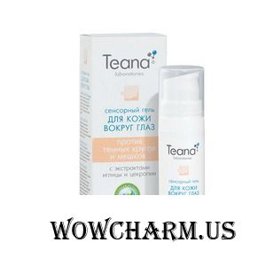 Teana / Сенсорный гель для кожи вокруг глаз с экстрактами иглицы и цекропии От тёмных кругов и мешков