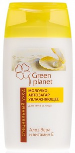 Молочко-автозагар для тела и лица Green Planet