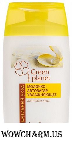 Green Planet / Молочко-автозагар для тела и лица увлажняющее
