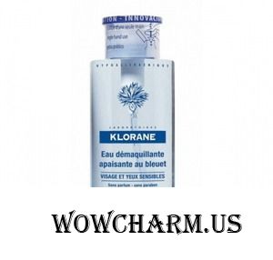 Klorane / Средство для снятия макияжа Eau demaquillante apaisante au bleuet