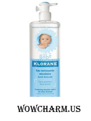 Klorane / Мицеллярная вода Bebe Cleansing micellar water no-rinse formula