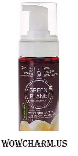Green Planet / Таитянский мусс для загара SPF 6