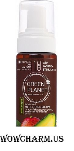 Green Planet / Балийский мусс для загара SPF 10