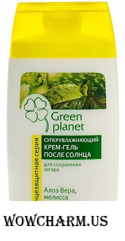 Green Planet / Крем-гель после солнца суперувлажняющий для сохранения загара
