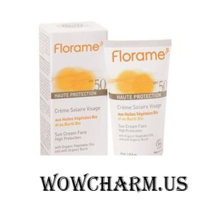 Florame / Солнцезащитный крем для лица Creme Solaire Visage SPF 50