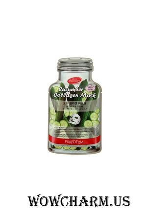 Purederm / Маска Cucumber Collagen Mask