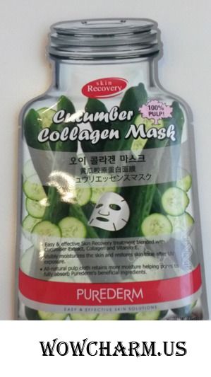 Бархатная кожа с огуречной маской
