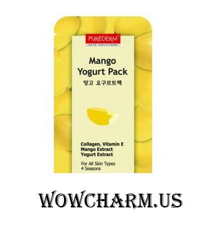 Purederm / Маска для лица Mango Yogurt Pack