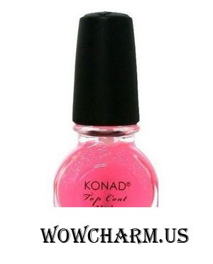 Konad / Закрепитель Top Coat Pink
