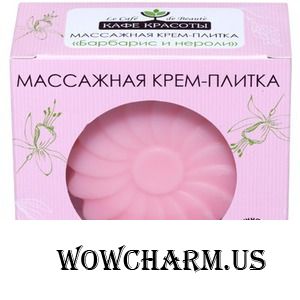 "Кафе красоты" / Массажная плитка для тела "Барбарис и нероли"