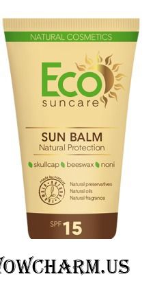 Eco Suncare / Натуральный солнцезащитный бальзам SPF 15 Серия средства для и после загара