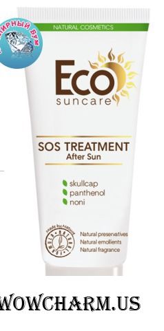 Eco Suncare / Охлаждающий гель после загара с успокаивающим действием -SOS Серия средства для и после загара