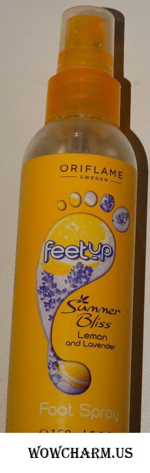 Oriflame / Спрей-дезодорант feet Up Summer Bliss Lemon and Lavender Foot Spray