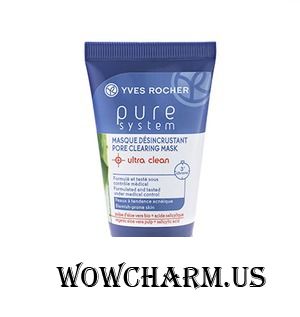 Yves Rocher / Маска для лица Глубоко очищающая маска против прыщей Pure System