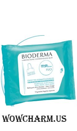 Bioderma / Влажные салфетки ABCDerm H2O Lingettes Dermatologiques