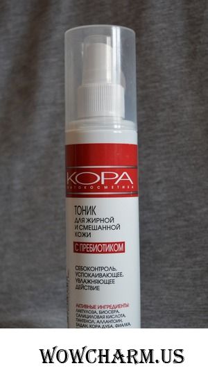 "Кора" / Тоник для жирной и смешанной кожи с пребиотиками