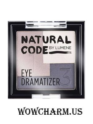 Lumene / Тени для век Natural Code Eye Dramatizer Trio Eyeshadow