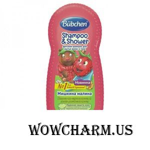 Bubchen / Детский шампунь Shampoo&Shower Мишкина малина
