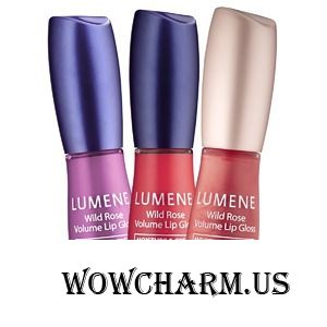 Lumene / Блеск для губ Wild Rose Volume