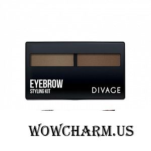DIVAGE / Тени для бровей Набор для моделирования бровей "EYEBROW styling kit"