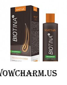 Kativa / Шампунь против выпадения волос с биотином серия Biotina