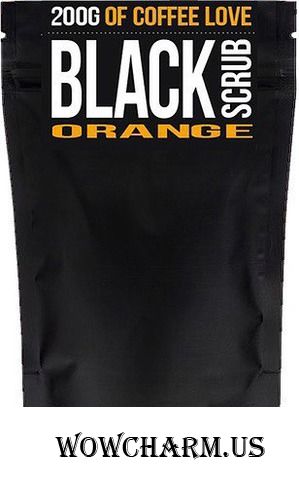 Black scrub / Скраб orange