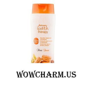 Belcam / Гель для душа, пена для ванны, шампунь для волос -3в1 Bath Therapy Paris Sweets Body Wach,bubble bath and shampoo 3 in 1 "Sea salt & caramel"