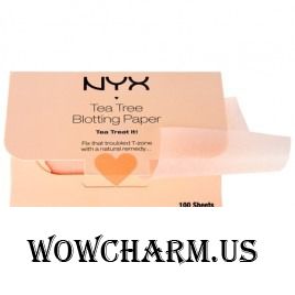 NYX / Матирующие салфетки Matte Tea tree Blotting Paper