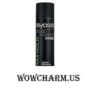 Syoss / Лак для волос Max Hold hairspray mega strong