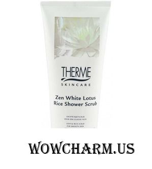 THERME / Рисовый скраб для тела Белый лотос