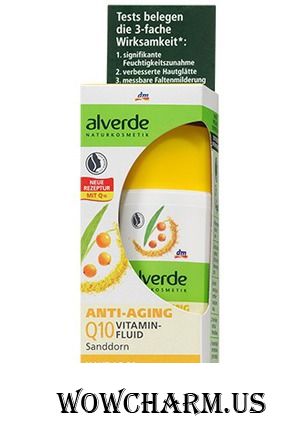 Alverde / Витаминный флюид Anti-aging vitamin fluid Q10 Sanddorn