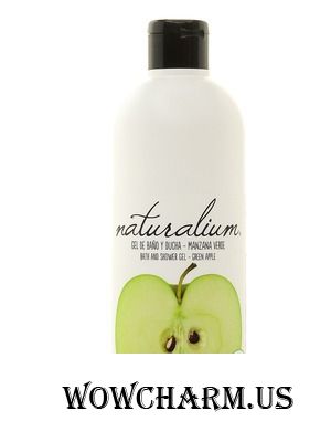 Naturalium / Гель-крем для душа Bath and shower gel - green apple