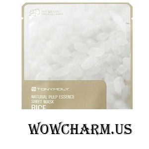 Tony Moly / Тканевая маска Natural Pulp Essence Sheet Mask Rice
