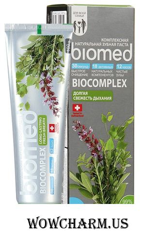 Biomed / Комплексная натуральная зубная паста Biocomplex