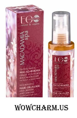 Ecolab / Macadamia Spa Питательное масло-флюид "Объем и глубокое восстановление"