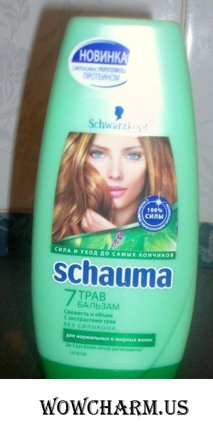 Бальзам Shauma 7 трав вдвоем с шампунем дают потрясающий эффект!