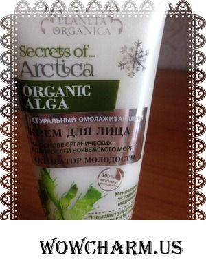 Польза водорослей с кремом для лица Organic Alga