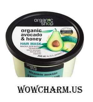 organic shop / Маска для волос Express Восстановление «Медовое Авокадо»
