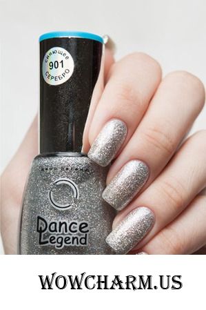 Dance Legend / Лак для ногтей "Сияющее Серебро"