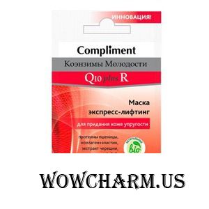 Compliment / Маска для лица Коэнзимы Молодости Маска экспресс-лифтинг для придания коже упругости