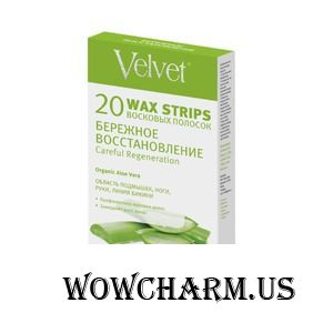 Velvet / Careful Regeneration восковые полоски для чувствительной кожи