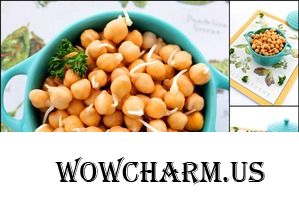 Очень вкусный салат с пророщенным нутом