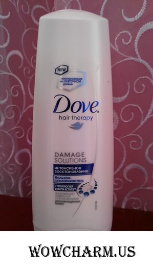 Интенсивное восстановление волос с бальзамом от Dove.