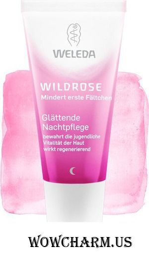 WELEDA / Розовый разглаживающий ночной крем
