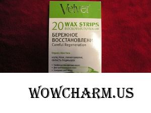 Легкая депиляция с восковыми полосками Velvet
