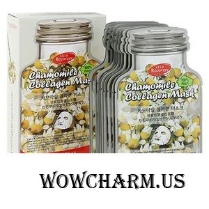 Purederm / Маска для лица Успокаивающая коллагеновая маска с экстрактом ромашки